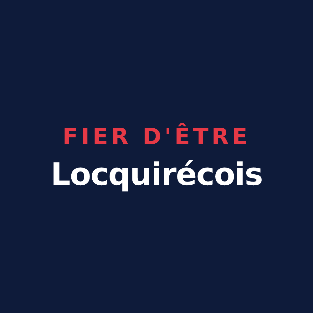T-shirt « Fier d'être Locquirécois » — design pour Locquirec
