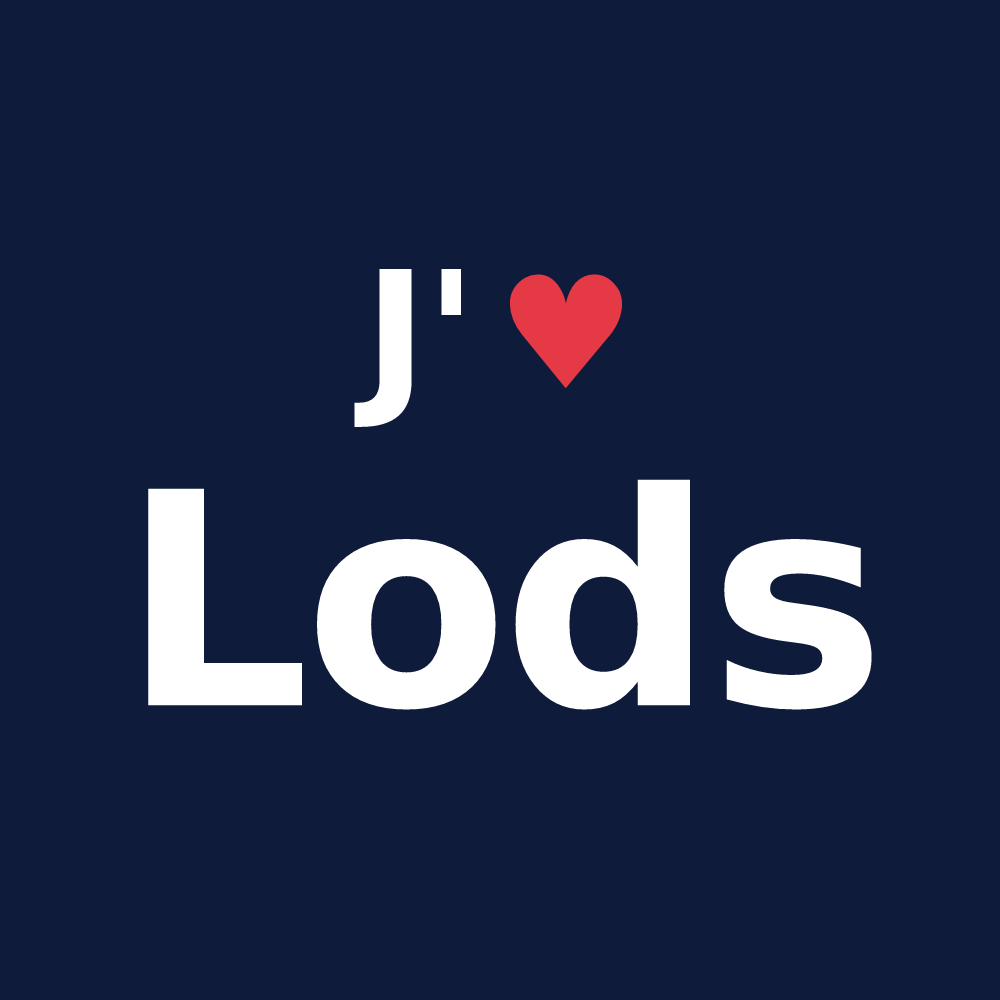 T-shirt personnalisé Lods — design J'aime Lods