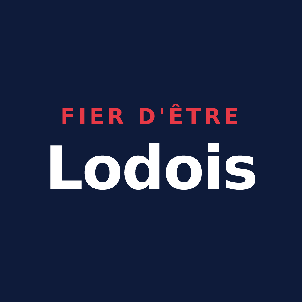 T-shirt « Fier d'être Lodois » — design pour Lods