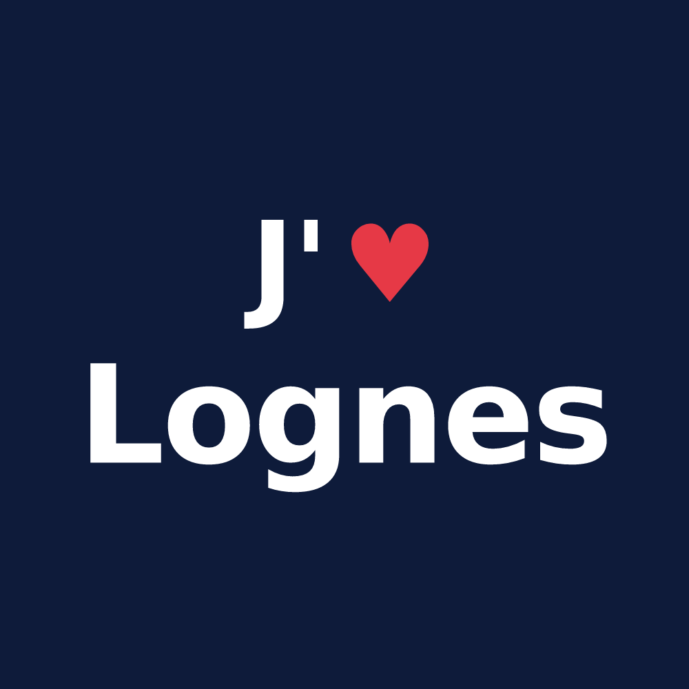 T-shirt personnalisé Lognes — design J'aime Lognes