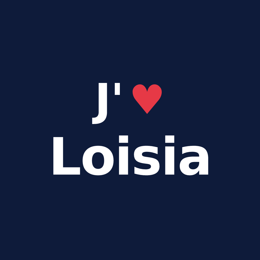 T-shirt personnalisé Loisia — design J'aime Loisia