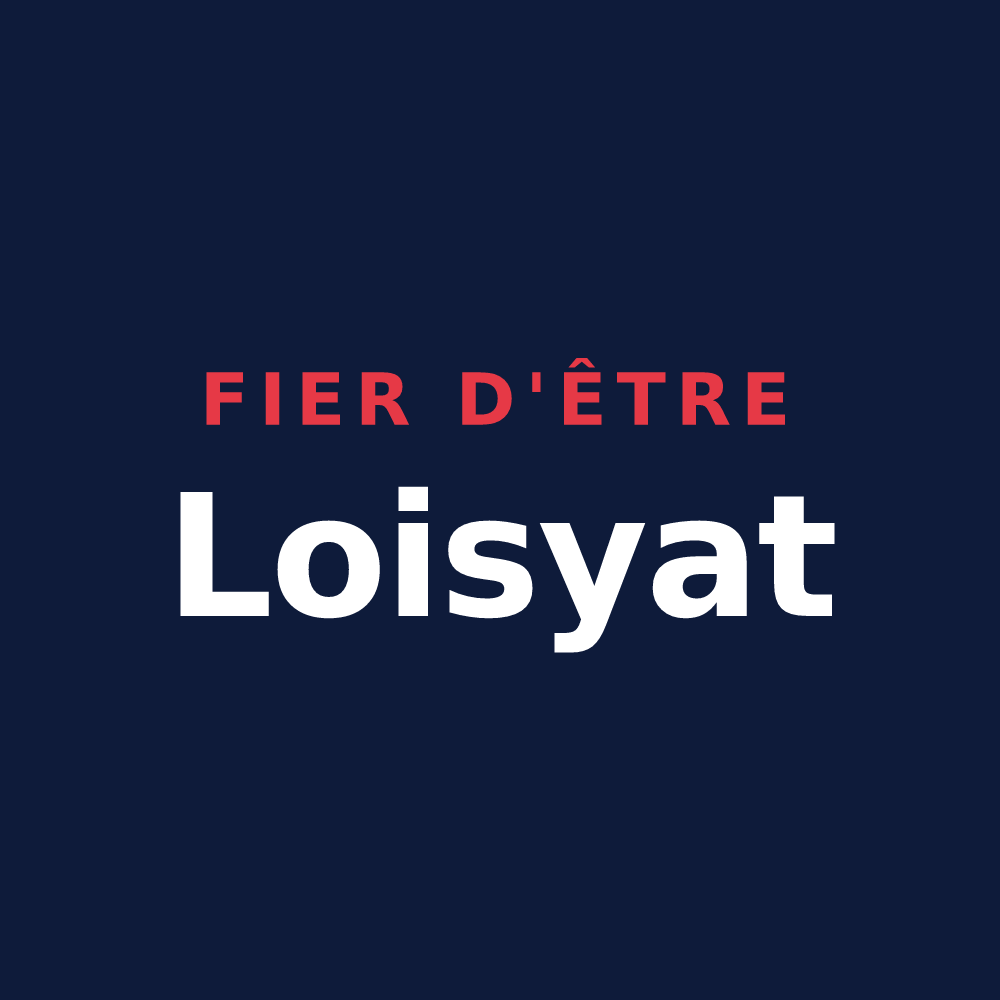 T-shirt « Fier d'être Loisyat » — design pour Loisy-sur-Marne
