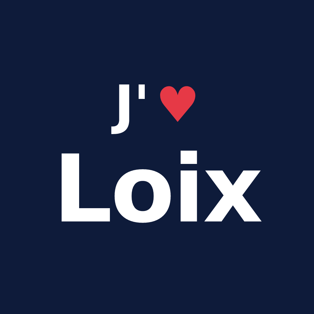 T-shirt personnalisé Loix — design J'aime Loix
