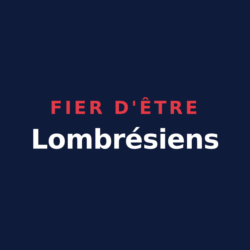 T-shirt « Fier d'être Lombrésiens » — design pour Lombrès