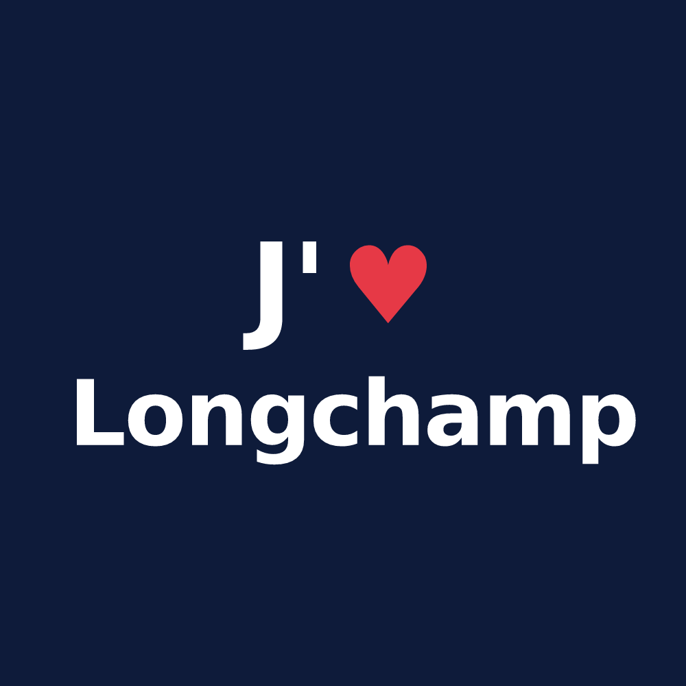 T-shirt personnalisé Longchamp — design J'aime Longchamp