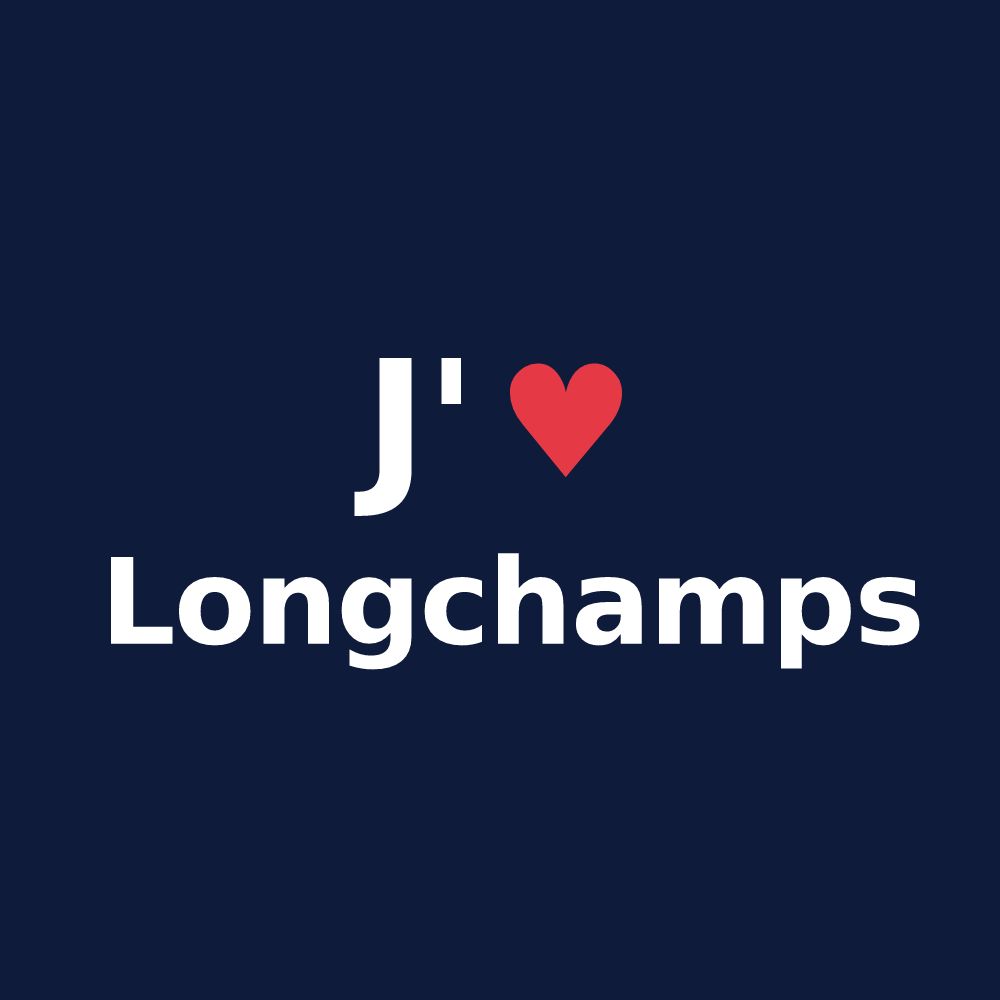 T-shirt personnalisé Longchamps — design J'aime Longchamps