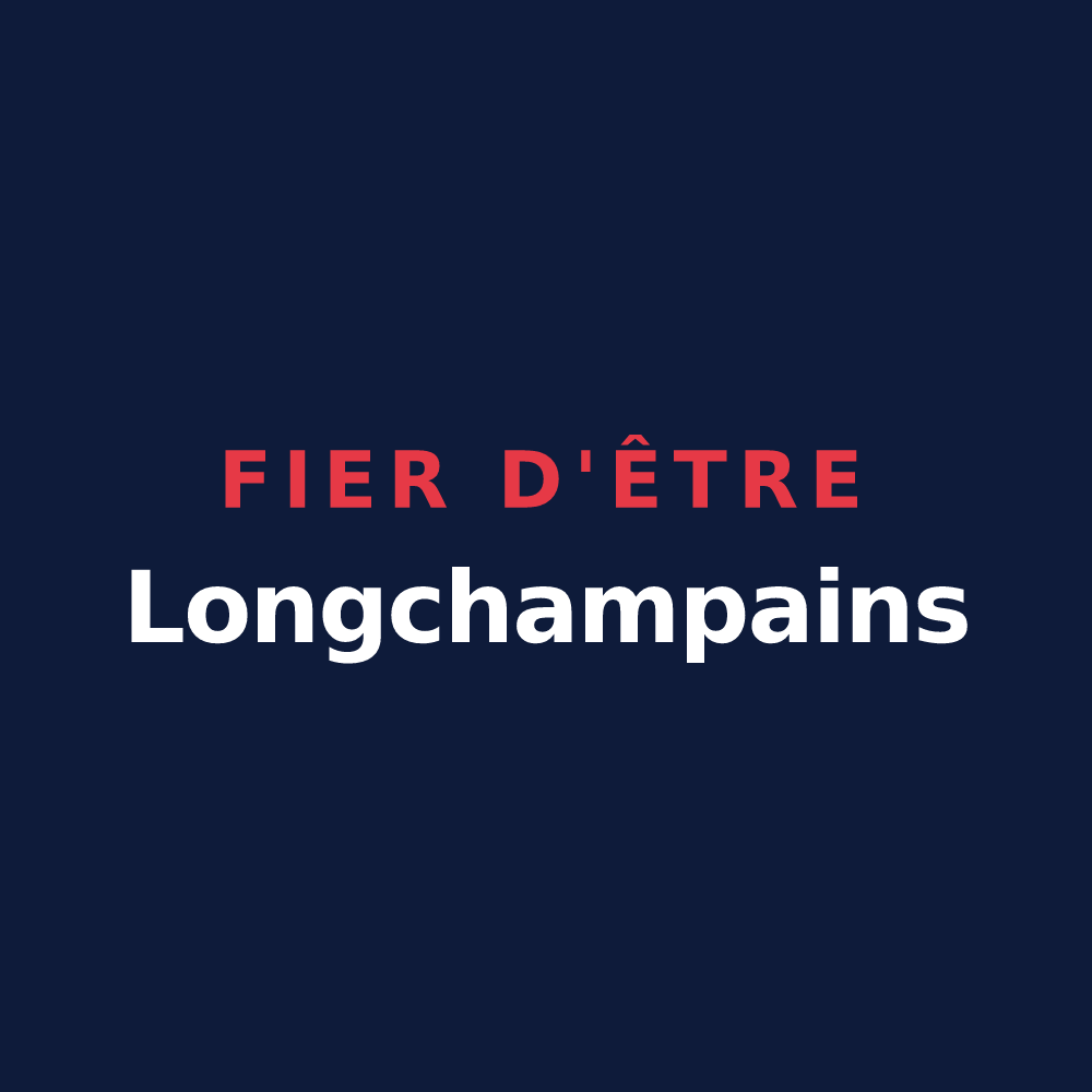 T-shirt « Fier d'être Longchampains » — design pour Longchamps