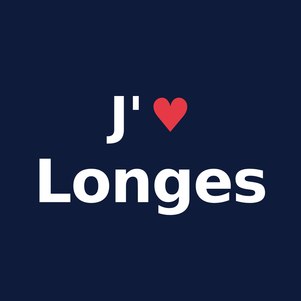 T-shirt personnalisé Longes — design J'aime Longes