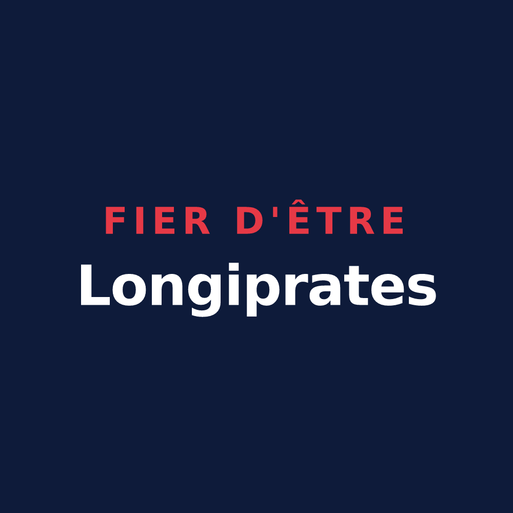 T-shirt « Fier d'être Longiprates » — design pour Longpré-les-Corps-Saints
