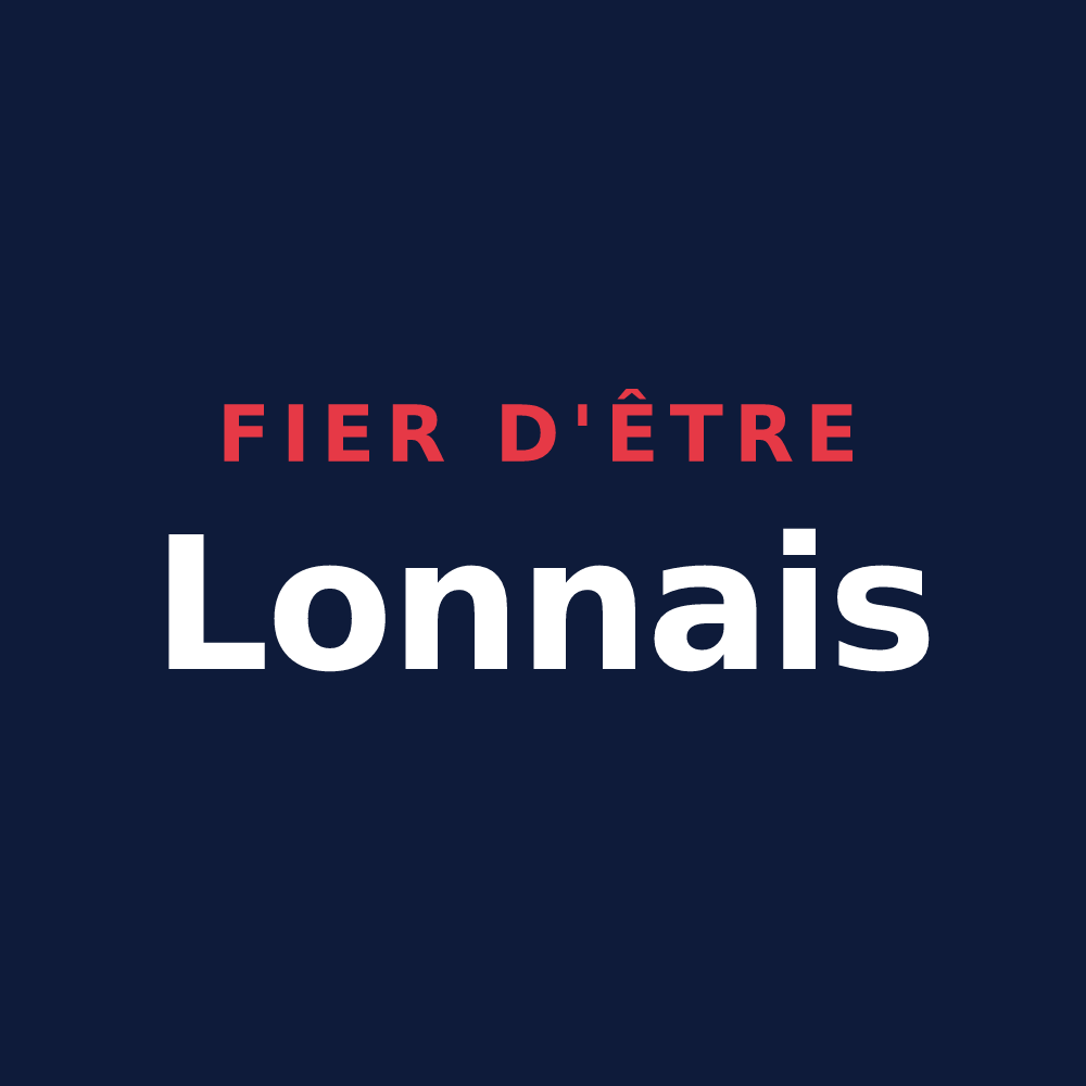 T-shirt « Fier d'être Lonnais » — design pour Lonnes