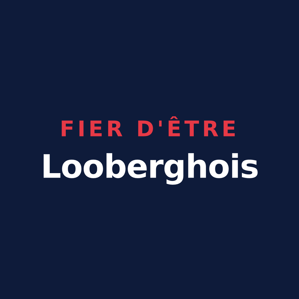 T-shirt « Fier d'être Looberghois » — design pour Looberghe