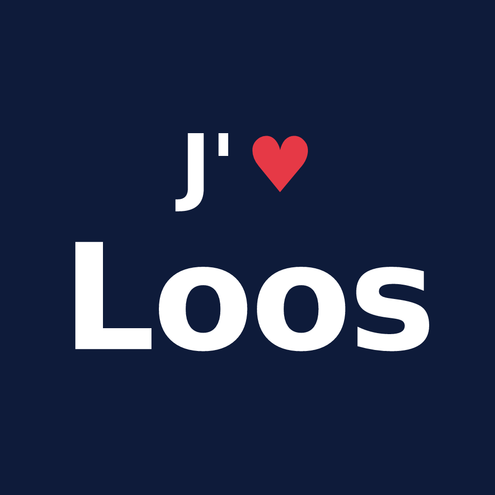 T-shirt personnalisé Loos — design « J'aime Loos » imprimé sur le t-shirt
