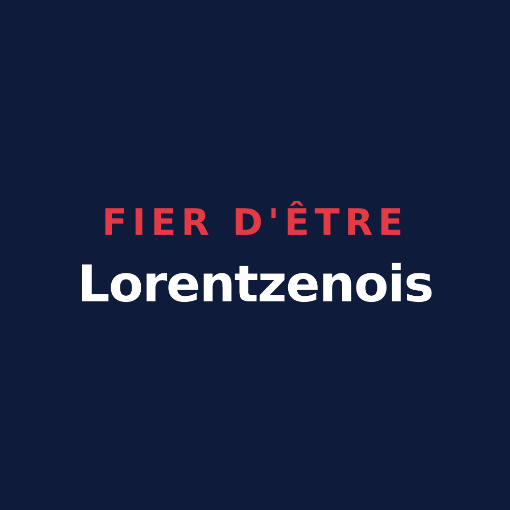T-shirt « Fier d'être Lorentzenois » — design pour Lorentzen