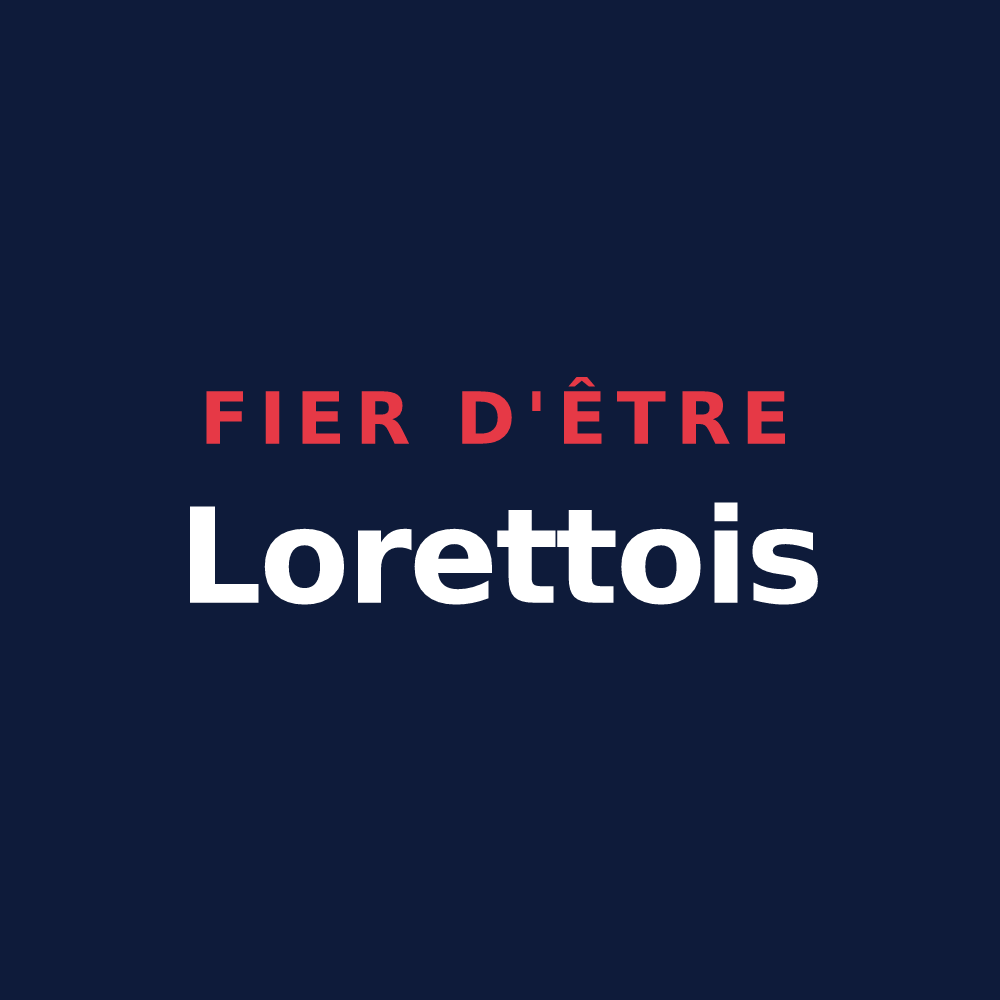 T-shirt « Fier d'être Lorettois » — design pour Lorette