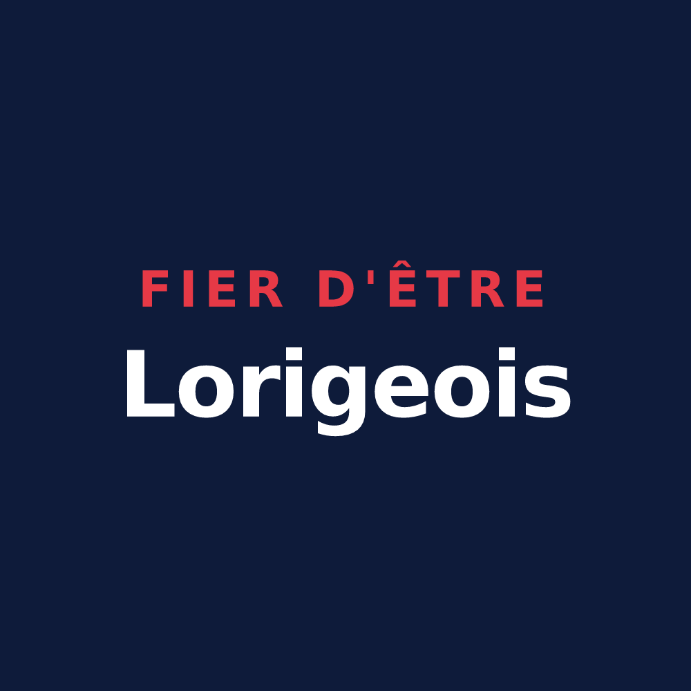 T-shirt « Fier d'être Lorigeois » — design pour Loriges
