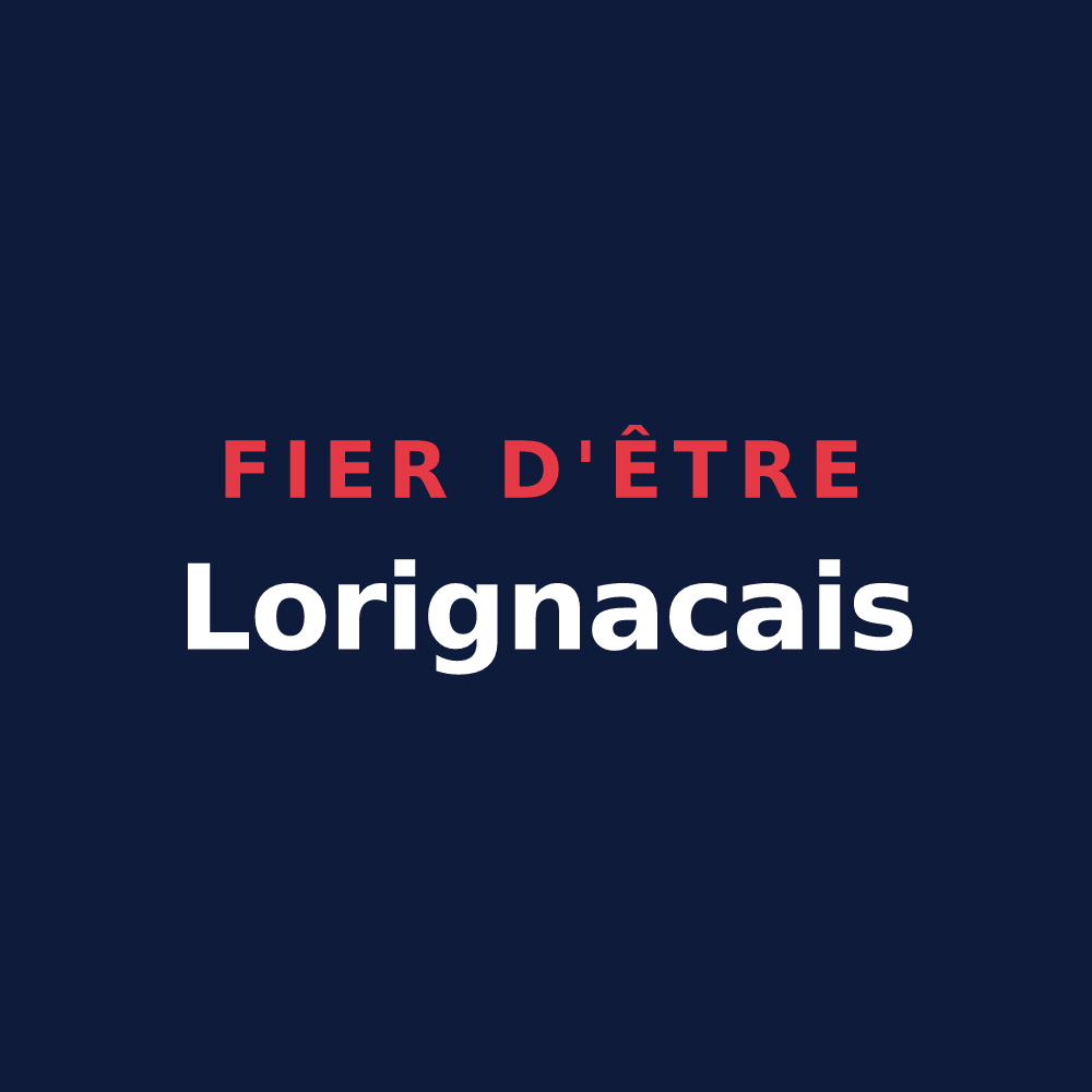 T-shirt « Fier d'être Lorignacais » — design pour Lorignac