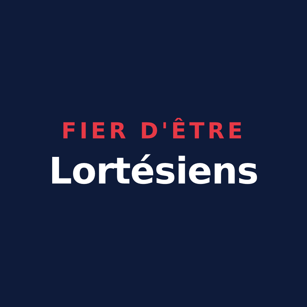 T-shirt « Fier d'être Lortésiens » — design pour Lortet