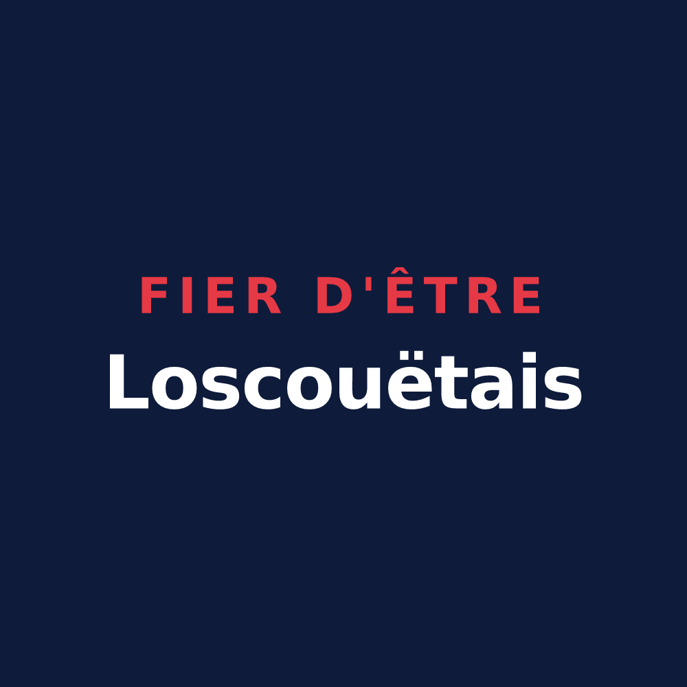 T-shirt « Fier d'être Loscouëtais » — design pour Loscouët-sur-Meu