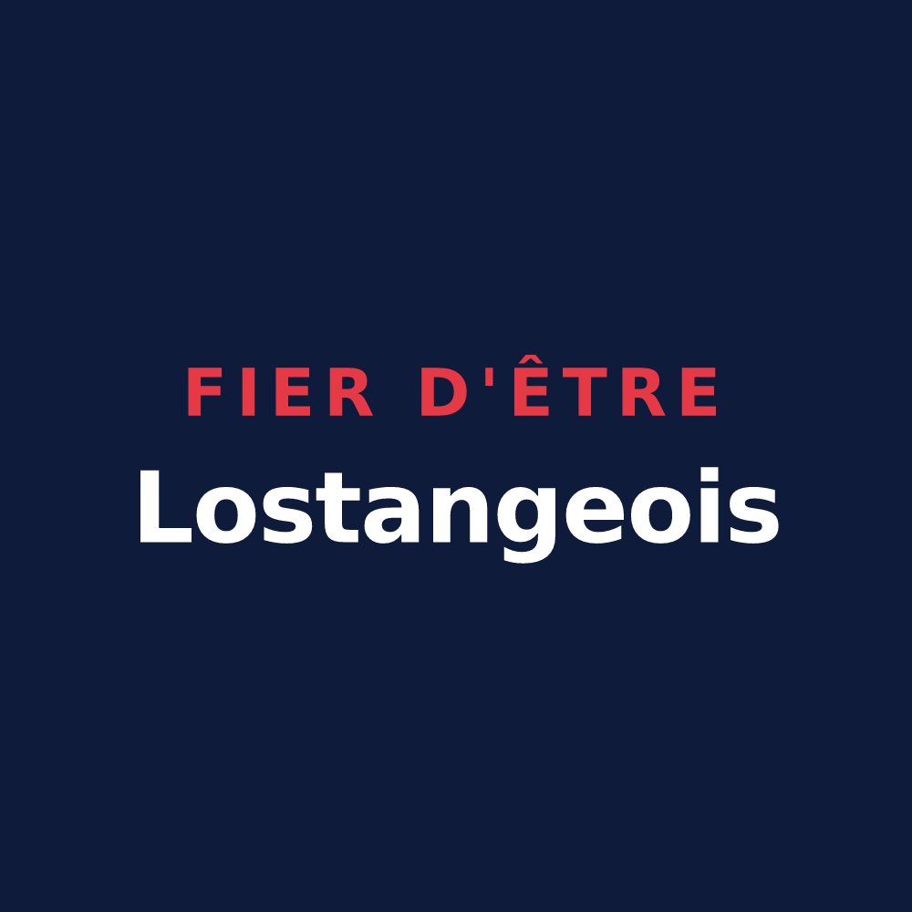 T-shirt « Fier d'être Lostangeois » — design pour Lostanges