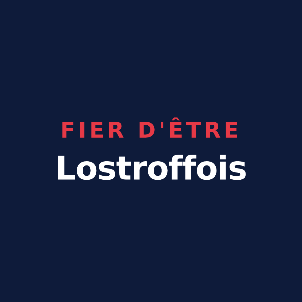 T-shirt « Fier d'être Lostroffois » — design pour Lostroff