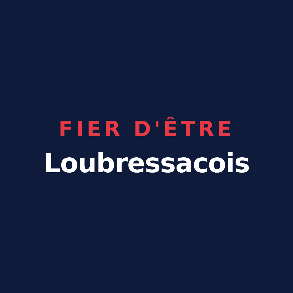 T-shirt « Fier d'être Loubressacois » — design pour Loubressac