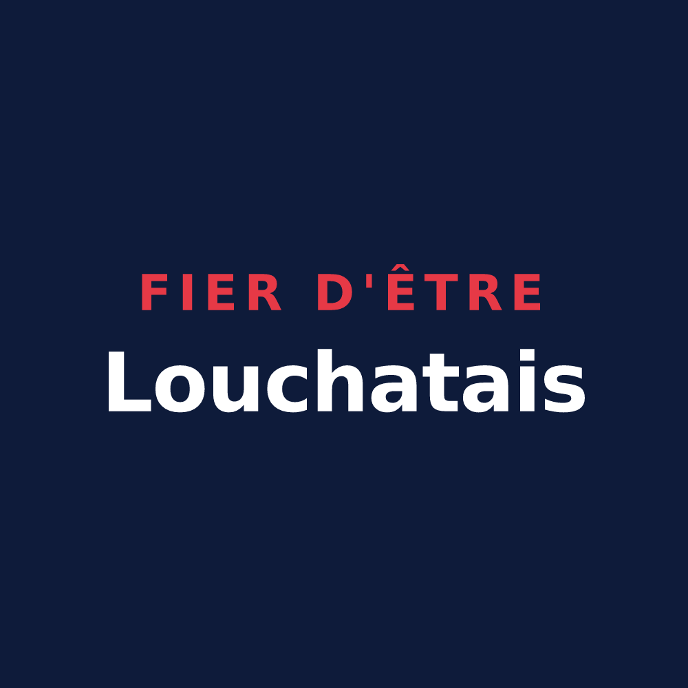 T-shirt « Fier d'être Louchatais » — design pour Louchats