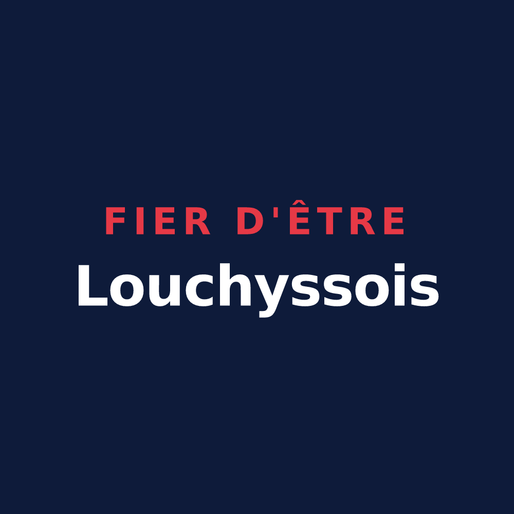 T-shirt « Fier d'être Louchyssois » — design pour Louchy-Montfand