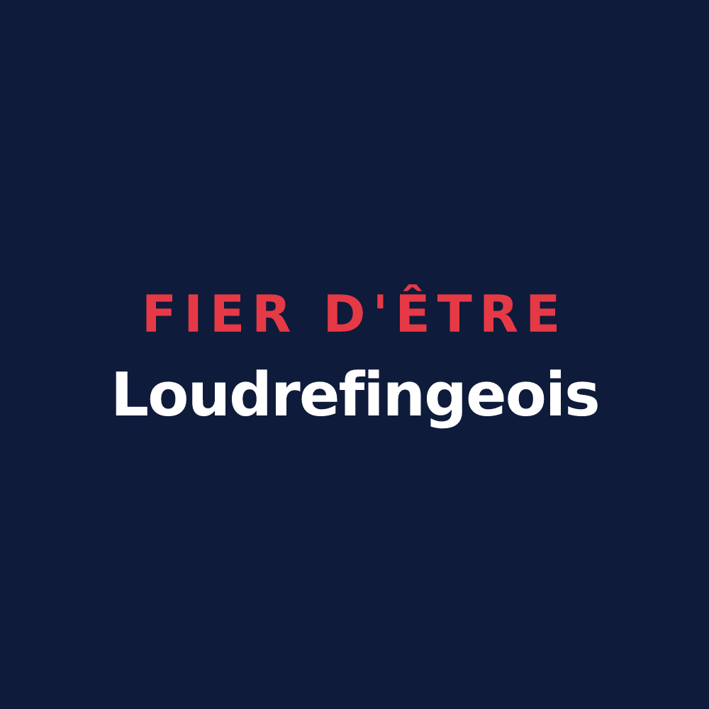 T-shirt « Fier d'être Loudrefingeois » — design pour Loudrefing
