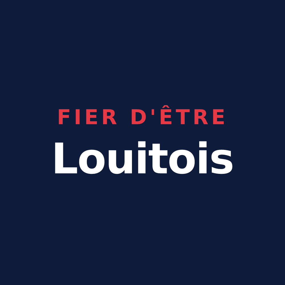 T-shirt « Fier d'être Louitois » — design pour Louit