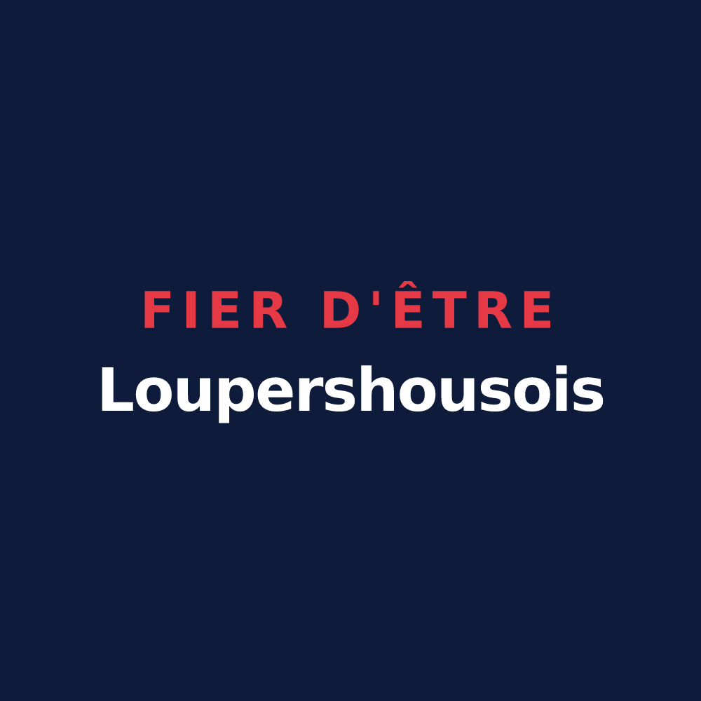 T-shirt « Fier d'être Loupershousois » — design pour Loupershouse