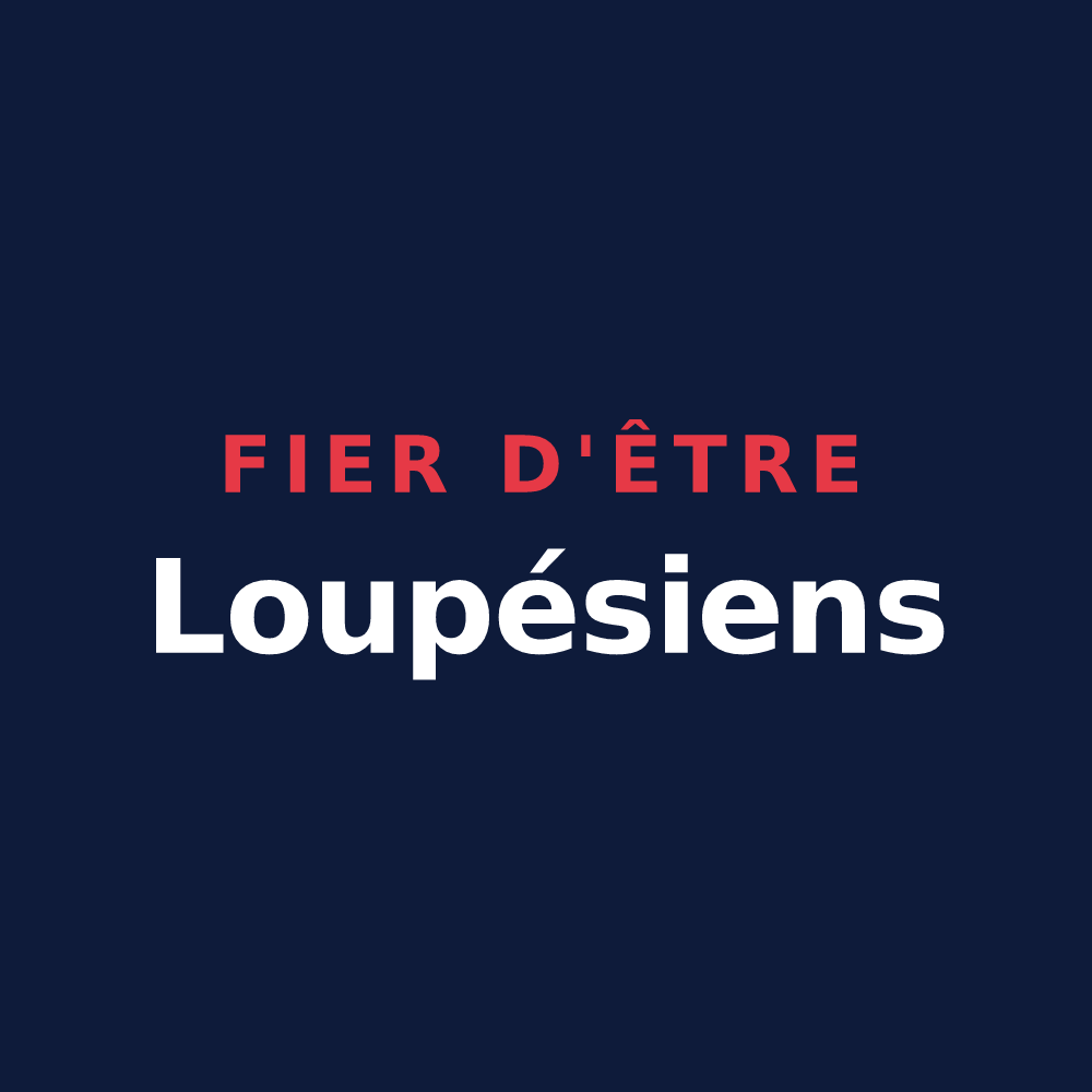 T-shirt « Fier d'être Loupésiens » — design pour Loupes
