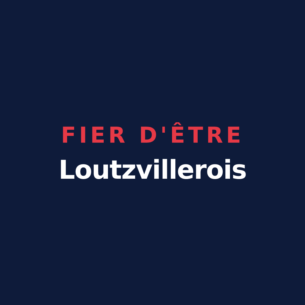 T-shirt « Fier d'être Loutzvillerois » — design pour Loutzviller