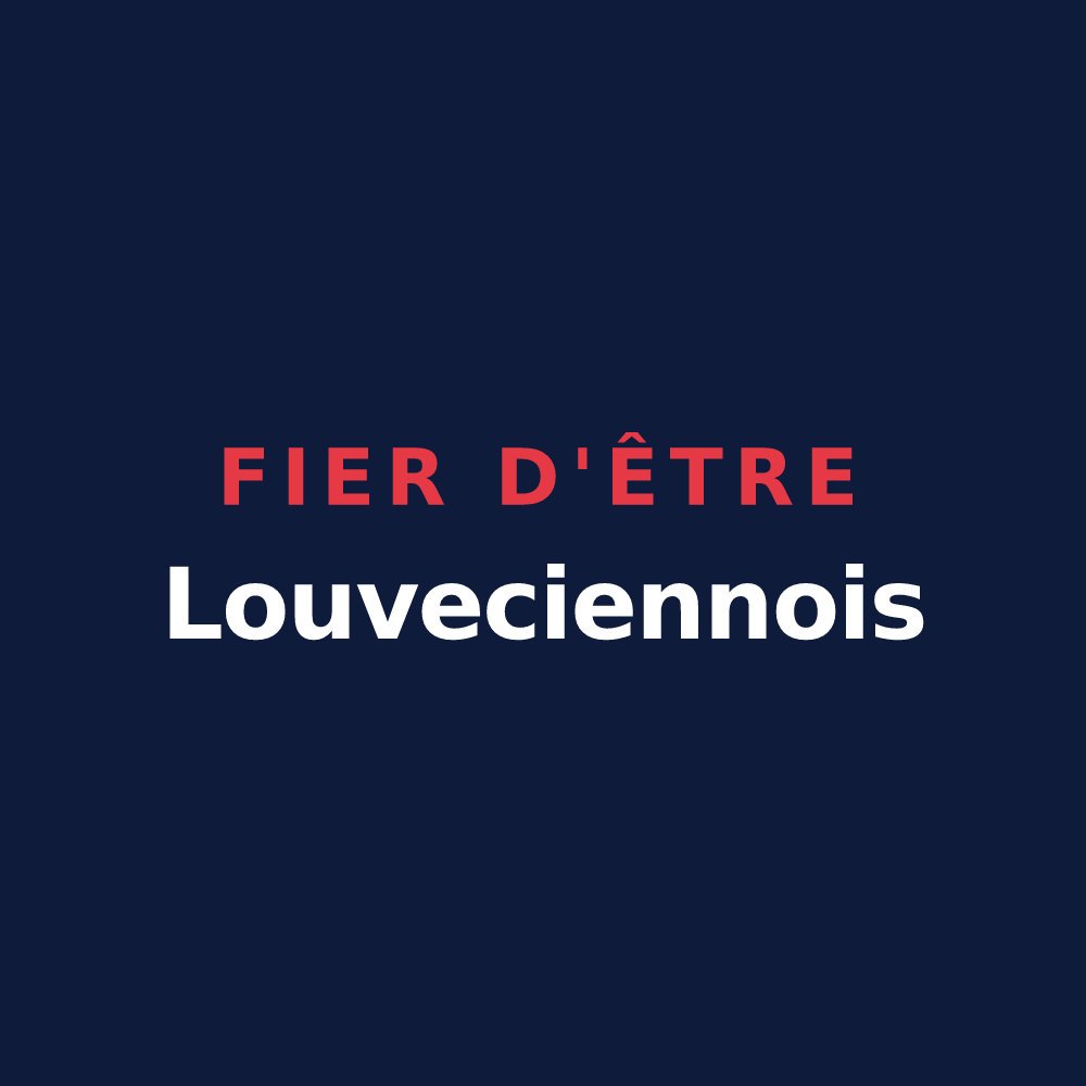 T-shirt « Fier d'être Louveciennois » — design pour Louveciennes