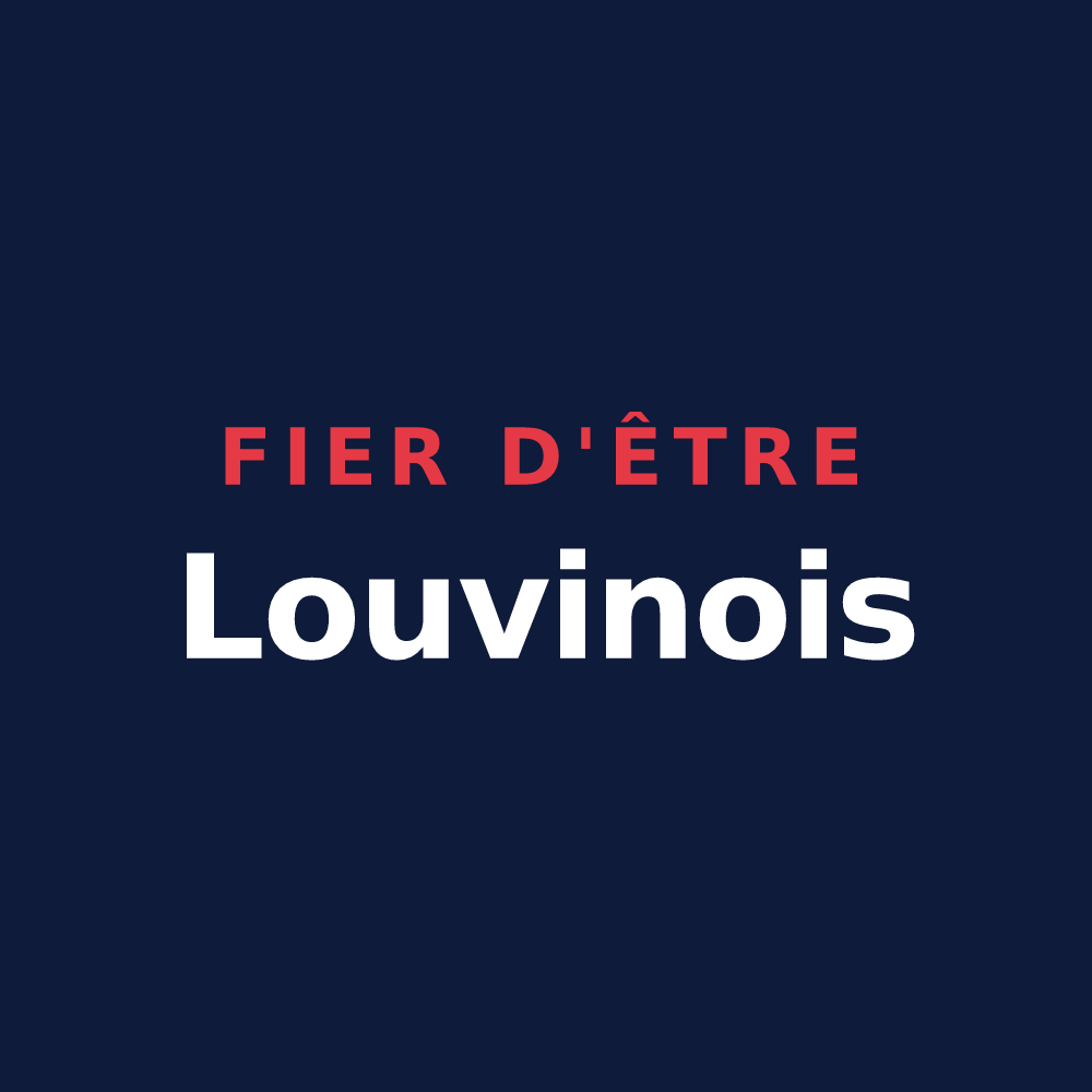T-shirt « Fier d'être Louvinois » — design pour Louvigny