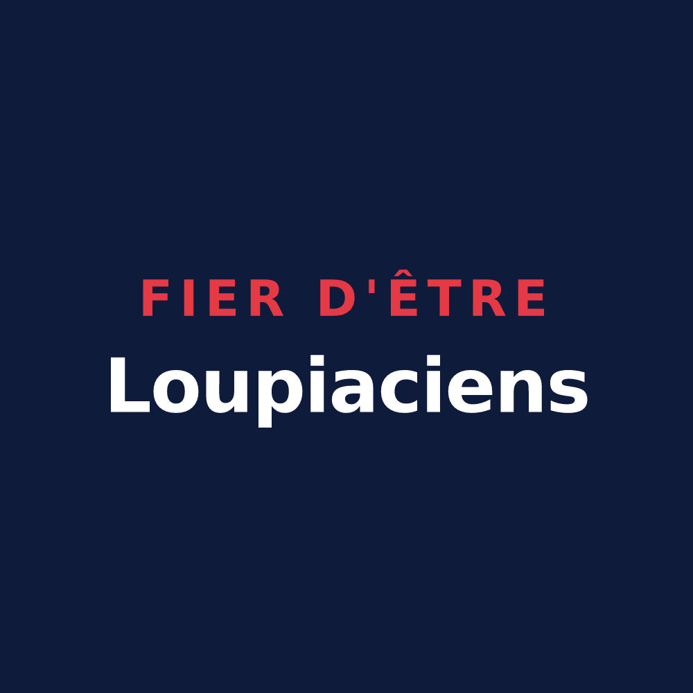T-shirt « Fier d'être Loupiaciens » — design pour Louvigny