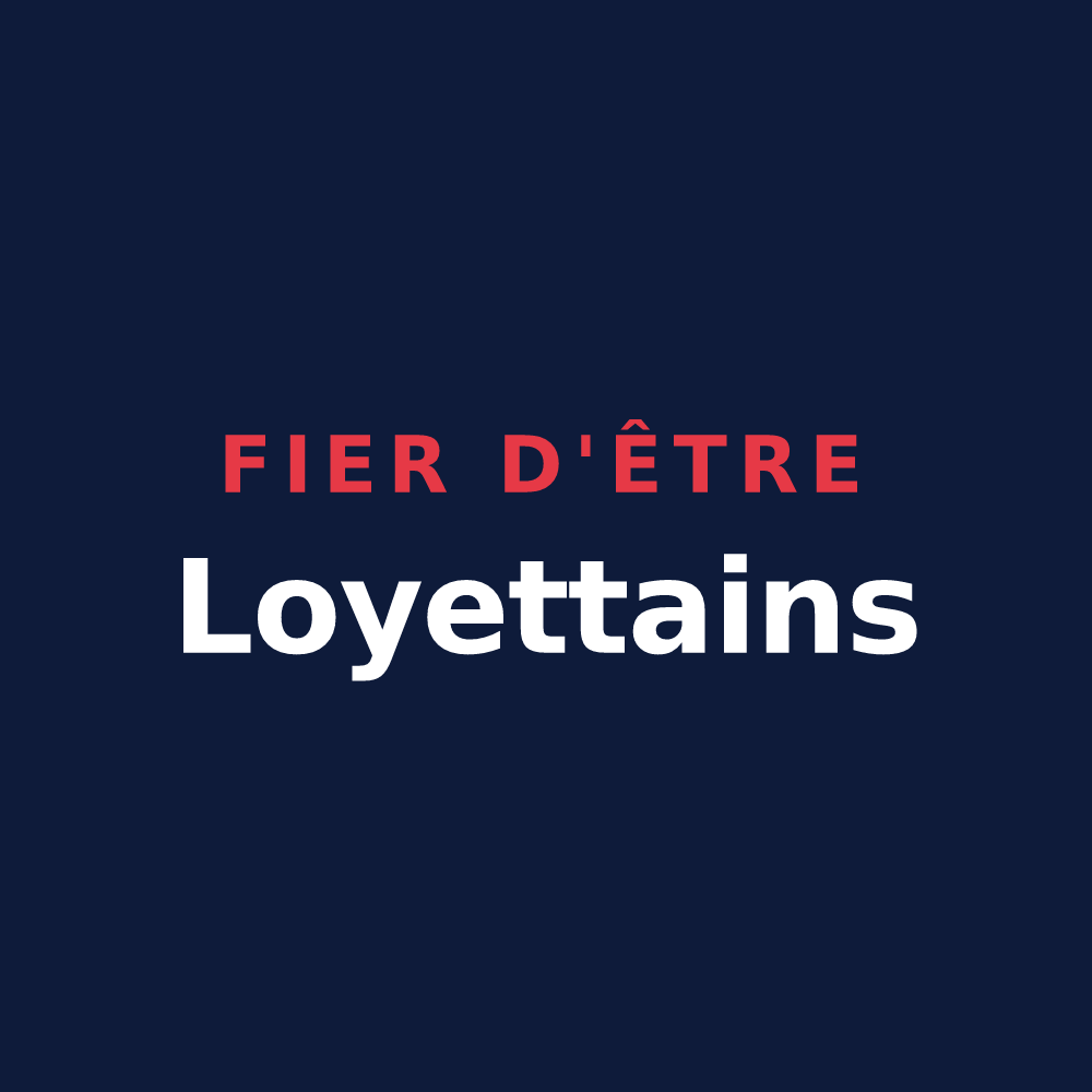 T-shirt « Fier d'être Loyettains » — design pour Loyettes