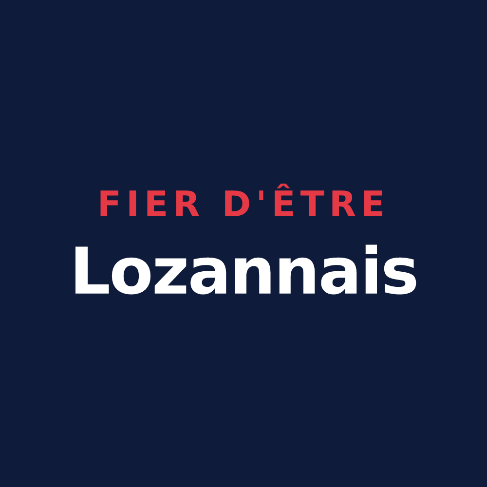 T-shirt « Fier d'être Lozannais » — design pour Lozanne