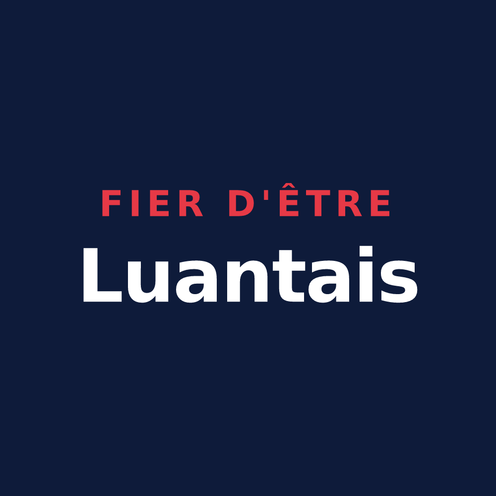 T-shirt « Fier d'être Luantais » — design pour Luant
