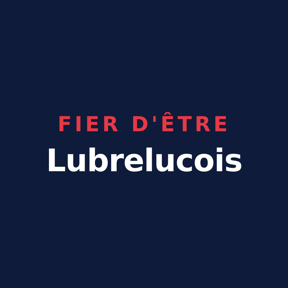 T-shirt « Fier d'être Lubrelucois » — design pour Lubret-Saint-Luc