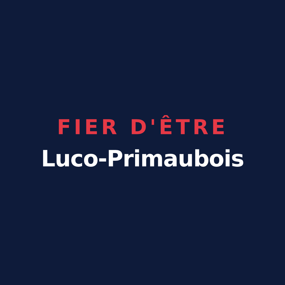 T-shirt « Fier d'être Luco-Primaubois » — design pour Luc-la-Primaube