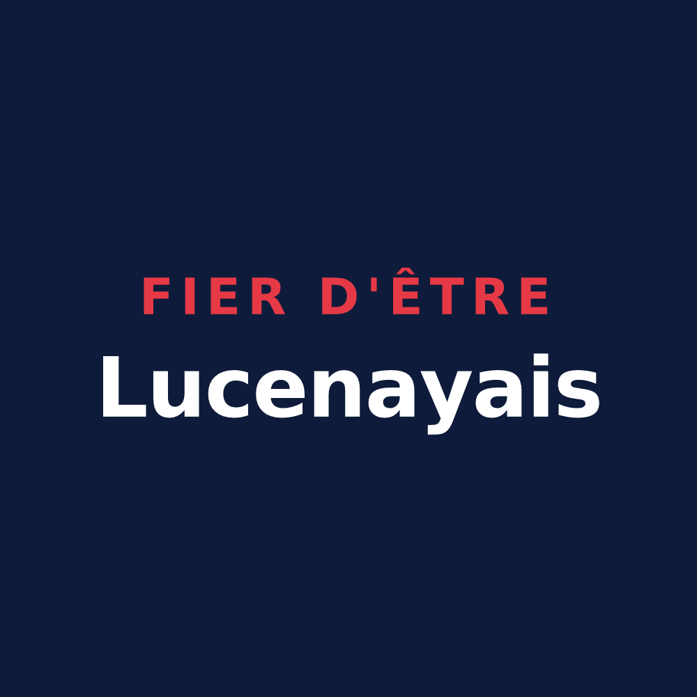 T-shirt « Fier d'être Lucenayais » — design pour Lucenay-lès-Aix