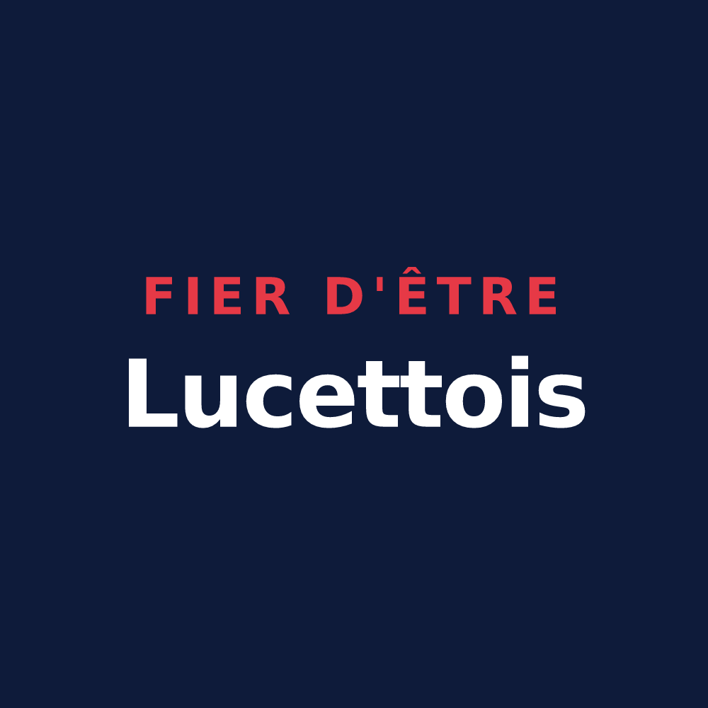 T-shirt « Fier d'être Lucettois » — design pour Lucey