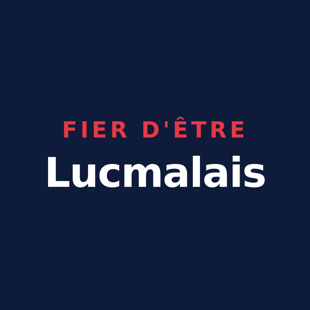 T-shirt « Fier d'être Lucmalais » — design pour Lucmau