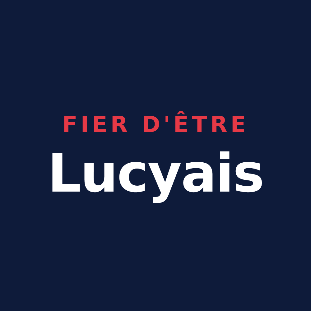 T-shirt « Fier d'être Lucyais » — design pour Lucy