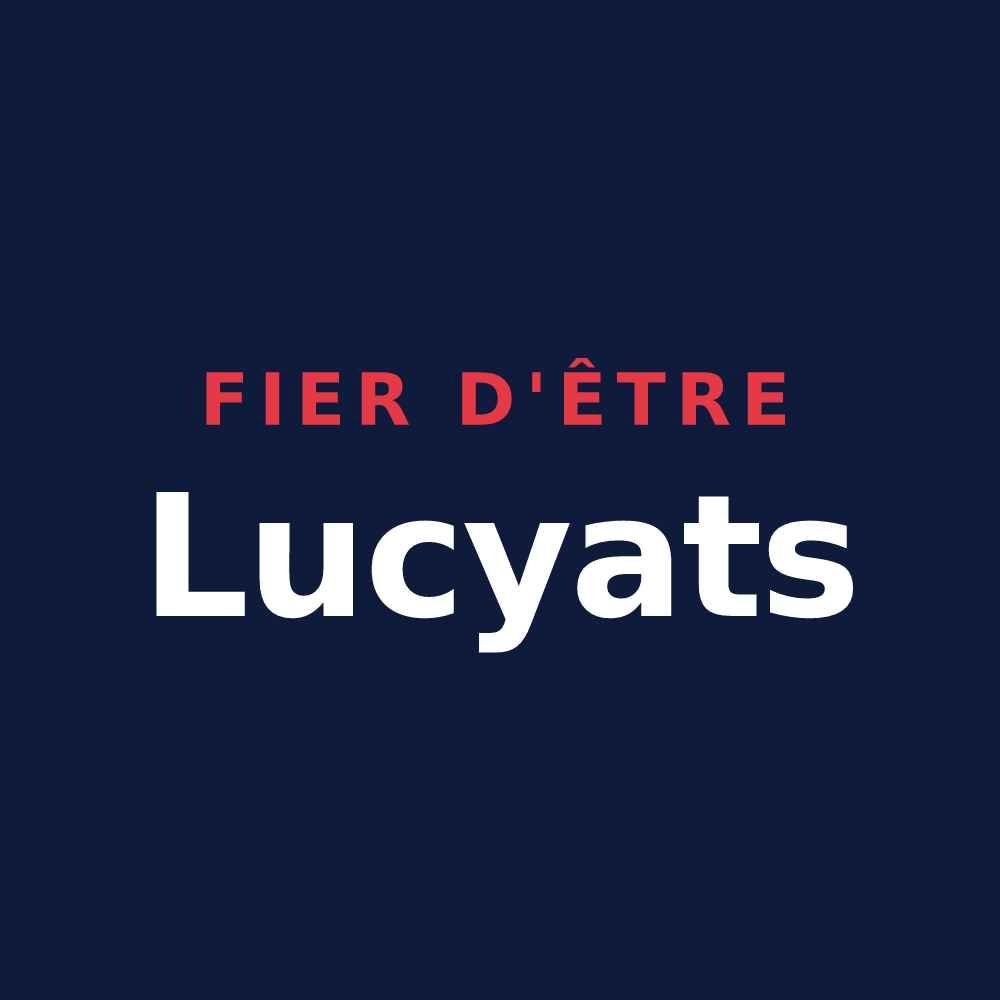 T-shirt « Fier d'être Lucyats » — design pour Lucy-sur-Cure