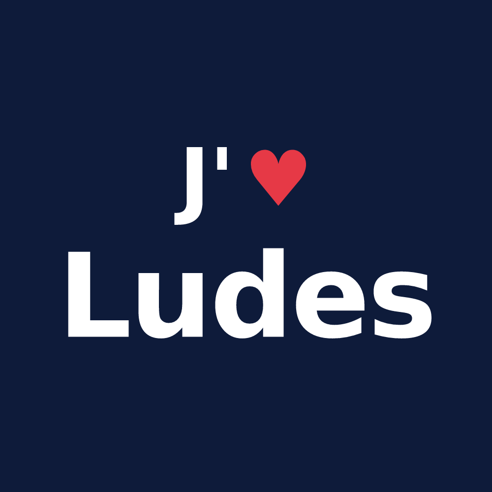 T-shirt personnalisé Ludes — design J'aime Ludes
