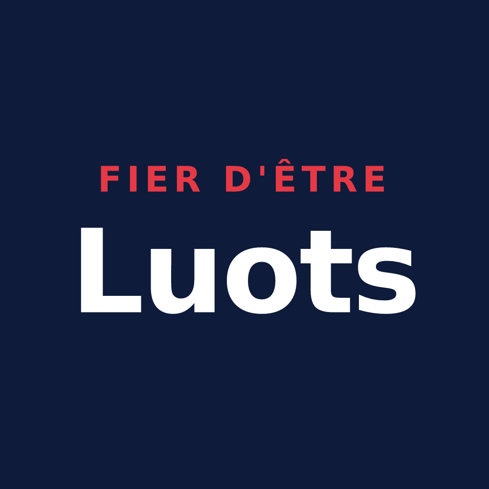 T-shirt « Fier d'être Luots » — design pour Lüe