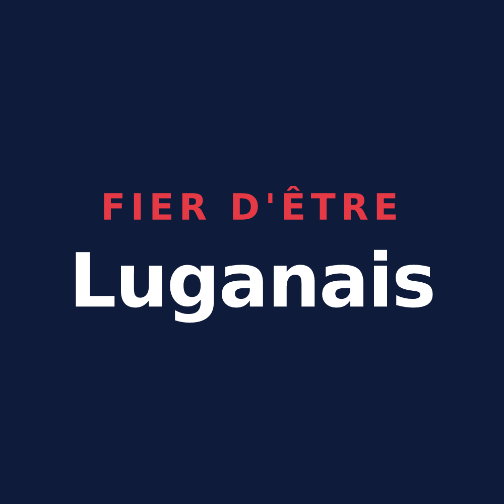 T-shirt « Fier d'être Luganais » — design pour Lugan