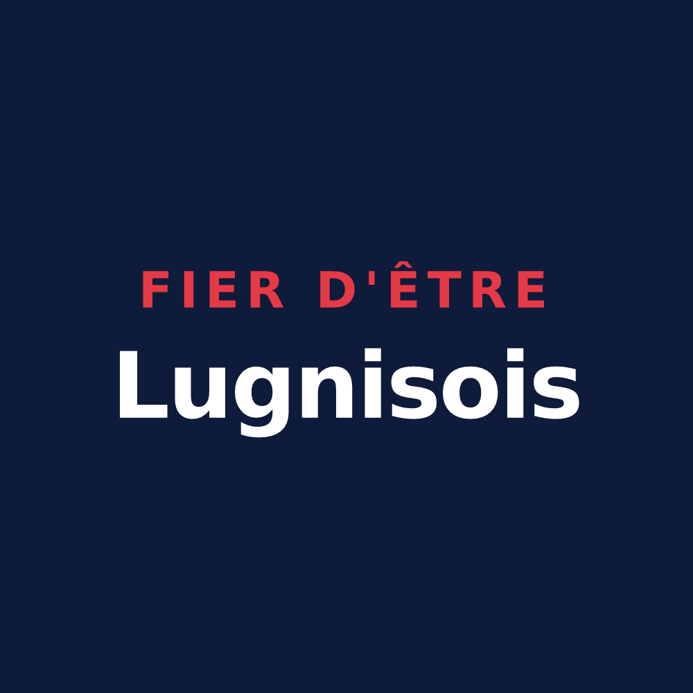 T-shirt « Fier d'être Lugnisois » — design pour Lugny