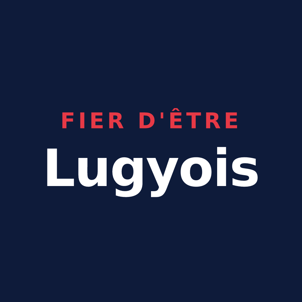 T-shirt « Fier d'être Lugyois » — design pour Lugy
